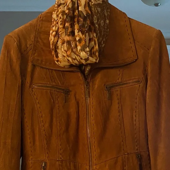 EMC Suede Leather Fully Lined Jacket - Picture 6 of 14